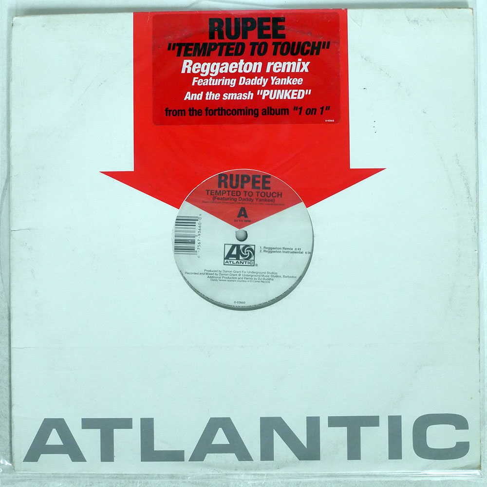 RUPEE TEMPTED TO TOUCH (REGGAETON REMIX) ATLANTIC 093660 US VINYL