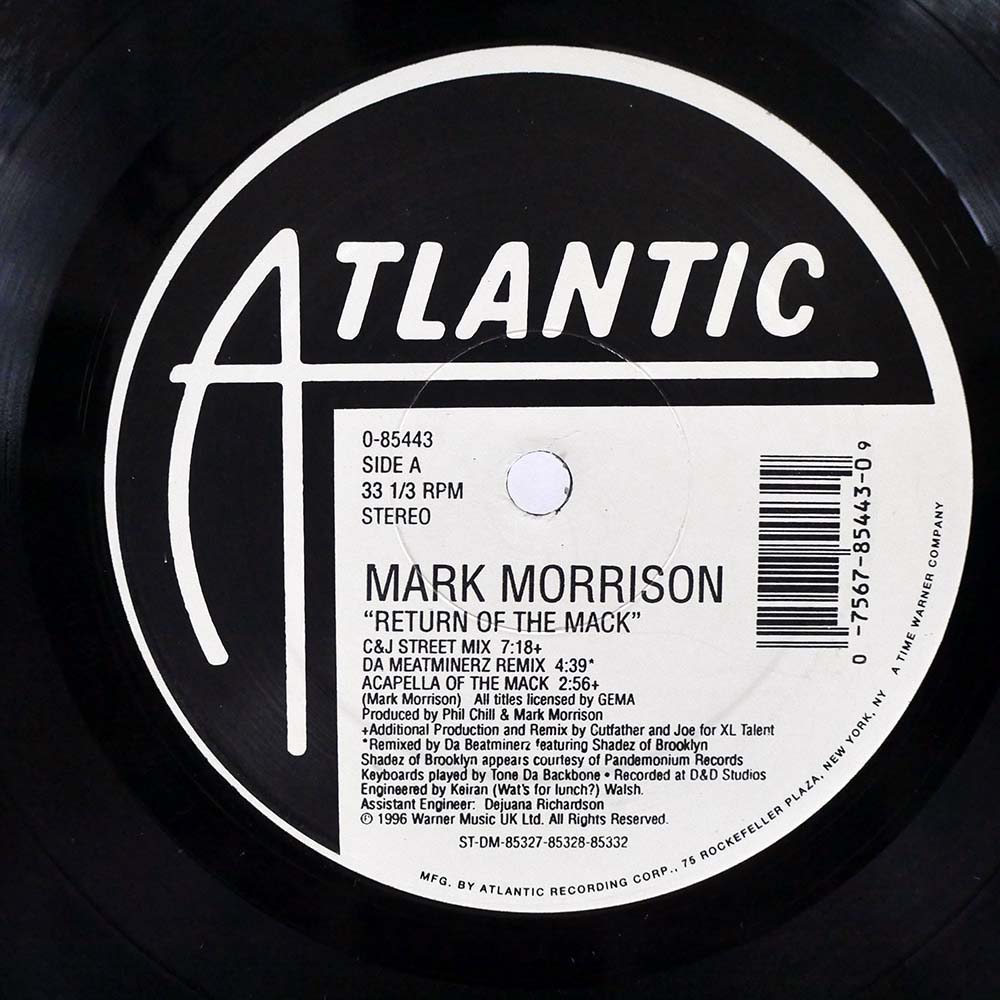 Anvendelse Børnecenter skrivebord MARK MORRISON RETURN OF THE MACK ATLANTIC 085443 US VINYL 12 | eBay